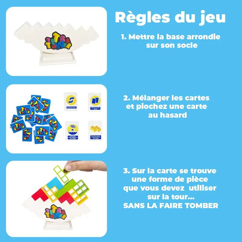 TETRA TOWER JEU POUR ADULTES ET ENFANTS