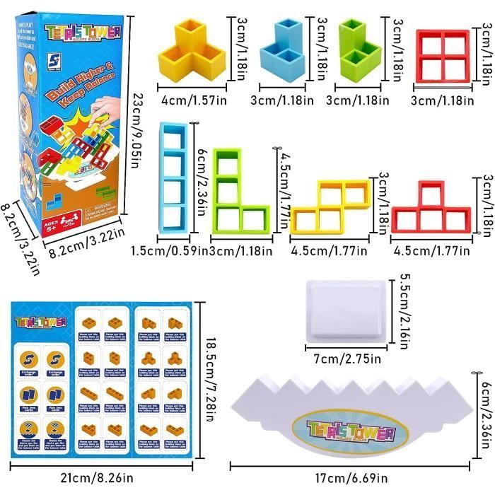 TETRA TOWER JEU POUR ADULTES ET ENFANTS