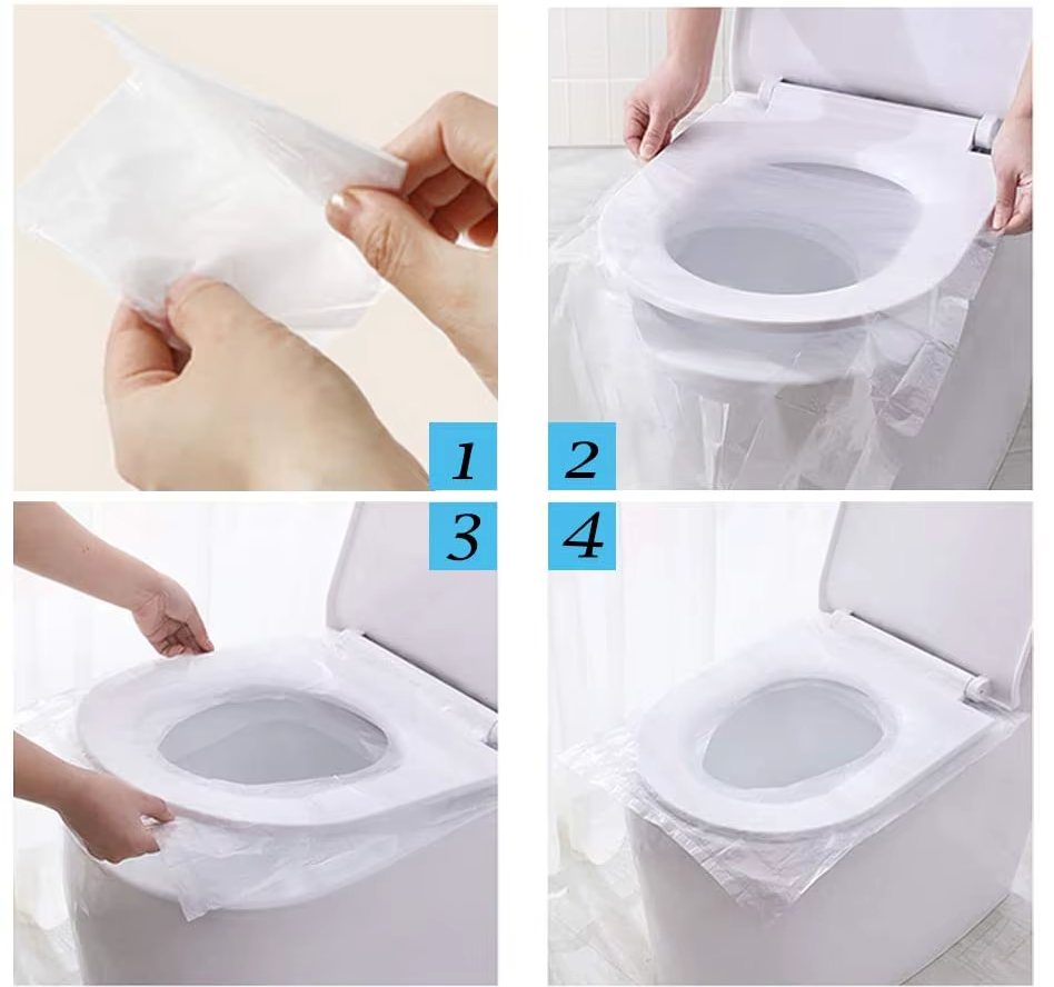 Protections jetables pour siège de toilette 50pcs